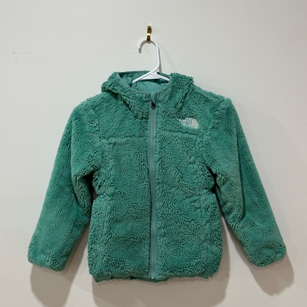 The North Face Teen Girl's XS Reversible Mossbud Swirl Parka Jacket